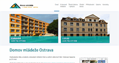 Desktop Screenshot of dmostrava.cz